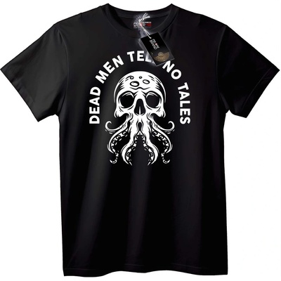 NOONEBRAND Тениска Мъртвите Не Разказват - 3XL, White
