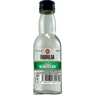 Familia Borovička 37,5% 0,04 l (čistá fľaša)