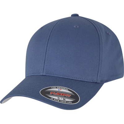 Flexfit 6277 6 panelová vlnená česaná Flexfit 55.6277 china blue