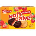Griesson - de Beukelaer Griesson Soft Cake Strawberry Бисквити с Ягода и Тъмен Шоколад 300 г