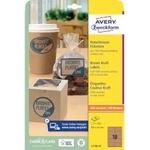 Avery-Zweckform Етикети крафт 105х57мм l7108 25л