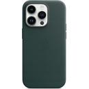 Puzdrá a kryty na mobilné telefóny Apple iPhone 12/12 Pro Leather Case with MagSafe Black MHKG3ZM/A