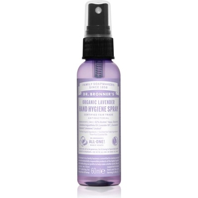 Dr. Bronner´s dezinfekční sprej na ruce Lavender 59 ml