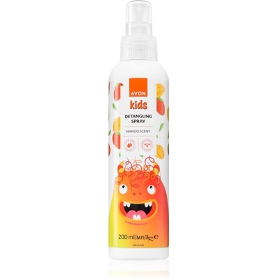 Avon Kids Mango sprej pre jednoduché rozčesávanie vlasov 200 ml