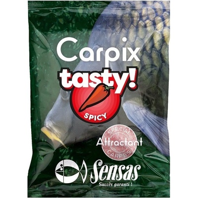 Sensas Posilňovač Carpix Powder Carp Tasty Spicy 300 g