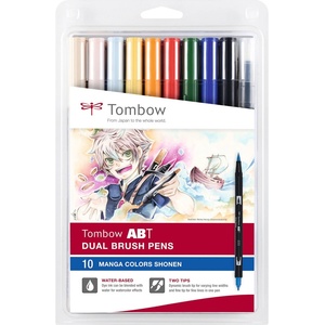 Tombow Томбоу Маркер ABT Dual Brush Манга Шонен (10) (ABT-10C-MANGA1)