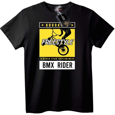 NOONEBRAND Тениска BMX Фристайл Ездач - M, White