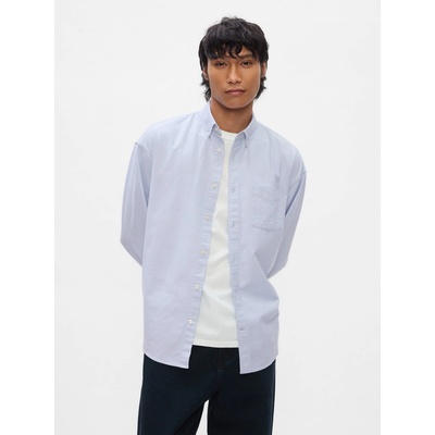 Gap oversize košile Oxford Big Shirt modrá