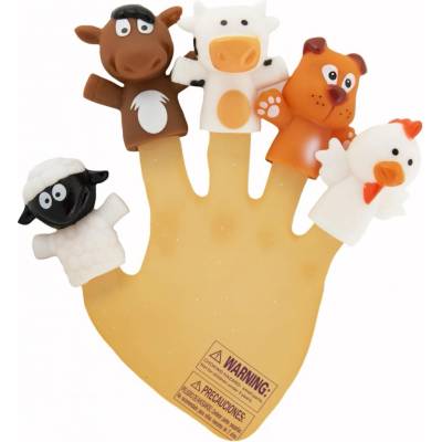 Teddies Maňásek prstový zvířátko domácí farma 8592190850180