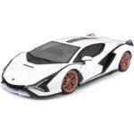 Bburago Bburago 1: 18 TOP Lamborghini Sián FKP 37 Бяло/Черно (11046WT)