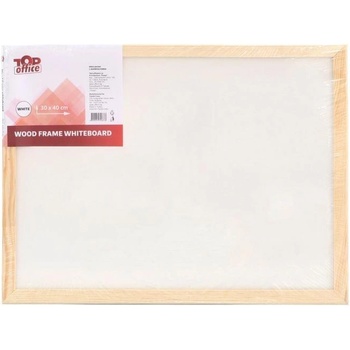 Top Office Бяла дъска, с дървена рамка, 30 x 40 cm (1077140041)