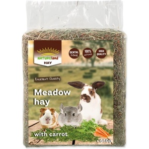Nature Land Сено Nature Land Hay с морков 0, 65 кг (905-70153)