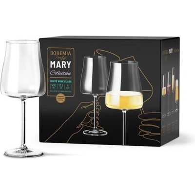 Bohemia Prestige Sklenice na bílé víno Mary 6 x 400 ml
