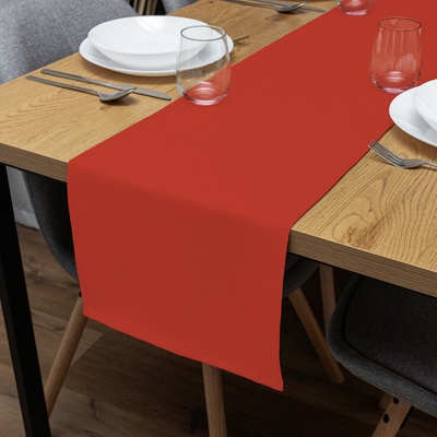Biante Dekorační běhoun Rongo RG-088 Cihlově červený 35x180 cm