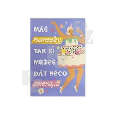 Blahopřání s textem Narozeniny NAHRÁNÍ VLASTNÍHO VZKAZU Efekt, Albi
