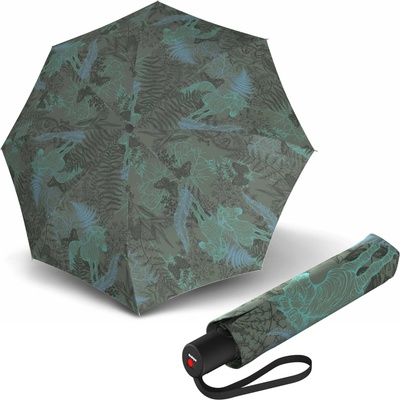 Knirps A 200 Medium Duomatic Savannah Emerald elegantný plne automatický dáždnik