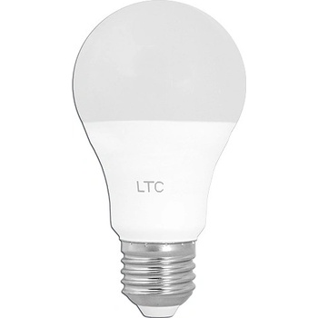 LTC LED A60 E27 SMD 10W 230V žiarovka, teplé biele svetlo, 800lm.