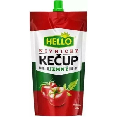 Hello kečup jemný 200 ml