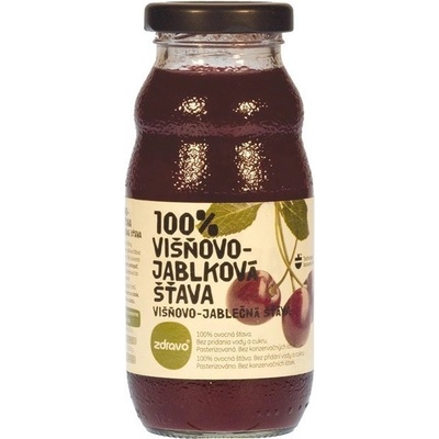 Zdravo 100% višňa a jablko 200 ml
