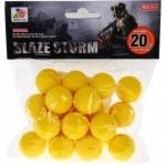 Ramiz Set of 20 Foam Balls Ammunition for Gun Rifles Blaze Storm Cartridges for Kids 8+