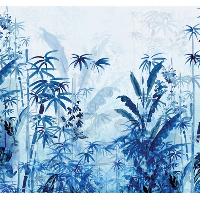 Komar Vliesová fototapeta Blue Jungle rozměry 300 x 280 cm