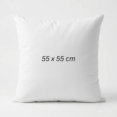 Dopas bílý polštář náplň 55x55