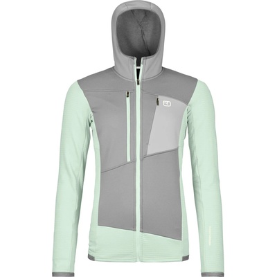 Ortovox Дамско вълнено яке Ortovox Women's Fleece Grid Hoody Fleece jacket - Green Acid - размер XL (105-5183-1015)