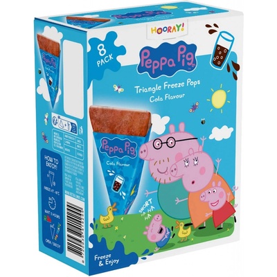 Peppa Pig Triangle Freeze Pops Cola 8 x 62 ml