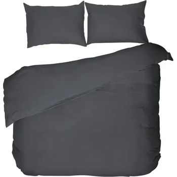 Dilios ДЕНИМ СИВ двоен спален комплект без долен чаршаф Ранфорс 100% памук