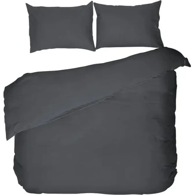 Dilios ДЕНИМ СИВ двоен спален комплект без долен чаршаф Ранфорс 100% памук