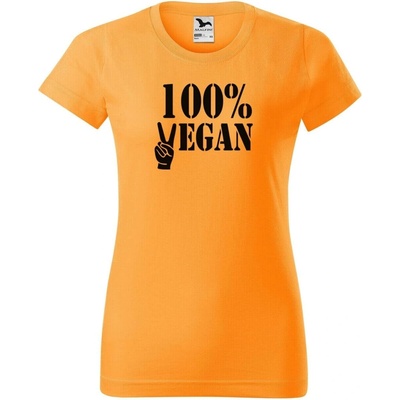 DOBRÝ TRIKO Dámské tričko 100% VEGAN černý potisk Citrónová