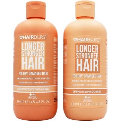 Hairburst Longer Stronger Hair Dry & Damaged na suché a poškozené vlasy šampon 350 ml + kondicionér 350 ml sada