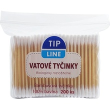 Tip Line vat tyčinky Bambus 200 ks
