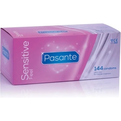 Pasante 144 бр. Тънки презервативи Pasante Sensitive