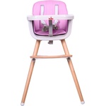 Buba Столче за хранене 2 в 1 Buba Carino - Розово (buba-carino-pink) - baby