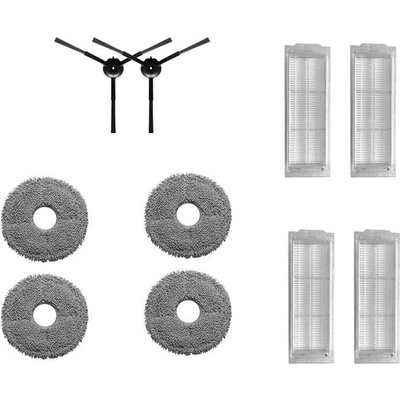 Mobilly Eta Aquilo Pro, Cecotec Conga 11090, 10 ks set conga 11090 filtry a kartáče boční a mopovací textilie 10 ks