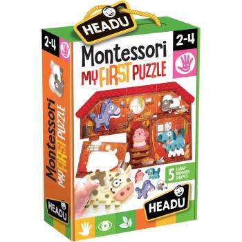 Headu Образователен пъзел Headu Montessori - Моят първи пъзел, Ферма (HIT20140)