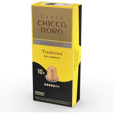 Chicco d'Oro Капсули Chicco d'Oro Tradition 100% Арабика за Nespresso 10 бр