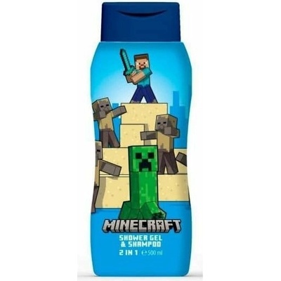 Disney Minecraft 2v1 sprchový gél a šampón 500 ml