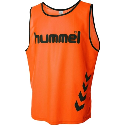 Hummel FUNDAMENTAL TRAINING BIB JR oranžová čierna