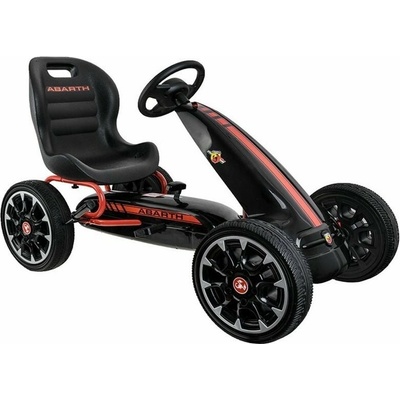 Mamido Detská šliapacia motokára ABARTH čierna
