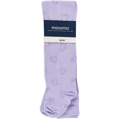 Maximo Чорапогащник Maximo - Лилав, сърца, размер 74/80 (95246-311900)