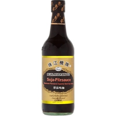 Pearl River Bridge Fermentovaná sójová omáčka s houbami 0,5 l