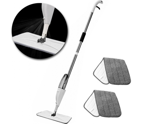 HomePRO MO9A Mop s rozprašovačem 128 cm stříbrný