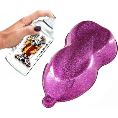SuperPink extra výrazná metalická farba v spreji: 400ml