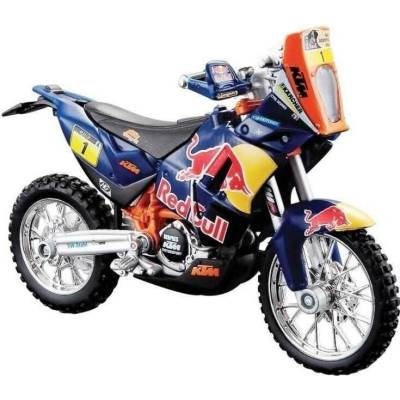 Bburago RACE Moto Bull KTM 2druhy 12ks v DBX červená 1:18