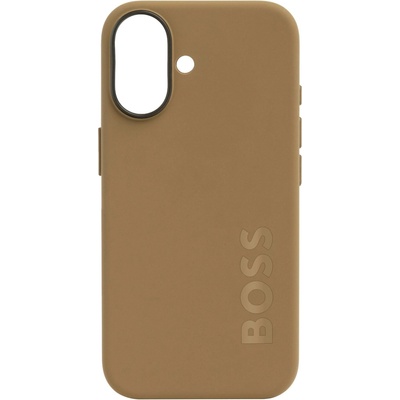 HUGO BOSS Калъф за телефон, за iPhone 16, карамел (58684009)