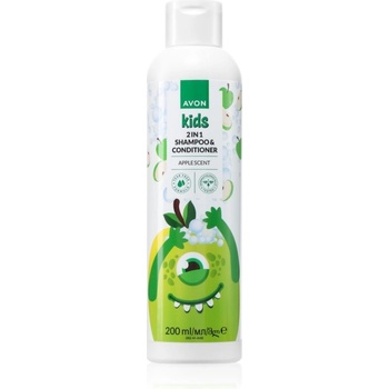 Avon Kids Apple šampon a kondicionér 2 v 1 200 ml