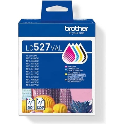 Brother LC527VAL Coloured Multipack Ink Cartridge for MFCJ5010DW/MFCJ5110DW (LC527VAL)