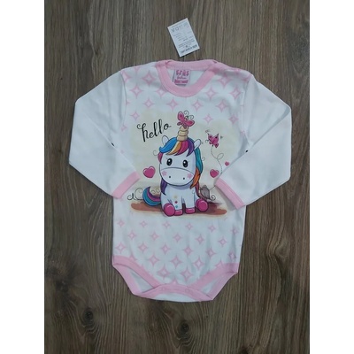 БЕЙБ ФЕШЪН ЕООД Боди с дълъг ръкав Пони 2, 74, 80, 86